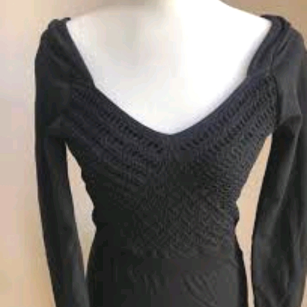 Free People Intimately Free Black Bodycon Mini Party Dress XS